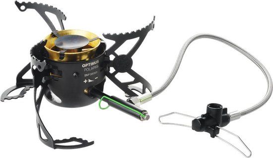 OPTIMUS Polaris Optifuel - Benzine/Gasbrander - Zwart - Roestvrij Staal