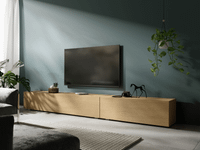 Mobistoxx KINGSTON Meuble tv-hifi 2 portes battantes 245 cm chêne