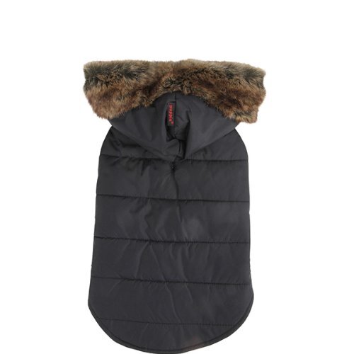 Puppia Puppia Cody Hood Vest Zwart XXL hondenmantel