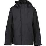 Didriksons Grand, veste de pluie, junior, noir