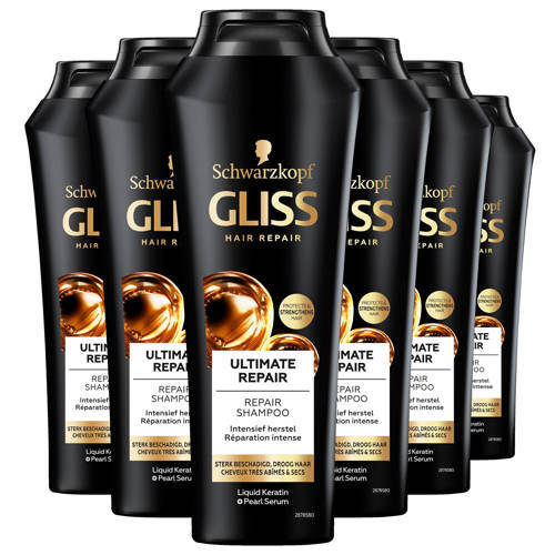 Gliss Kur Gliss Kur Ultimate Repair Ultimate Repair - 6 x 250 ml - voordeelverpakking