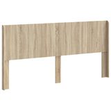 vidaXL Hoofdbord Sonoma Eiken Bewerkt hout
