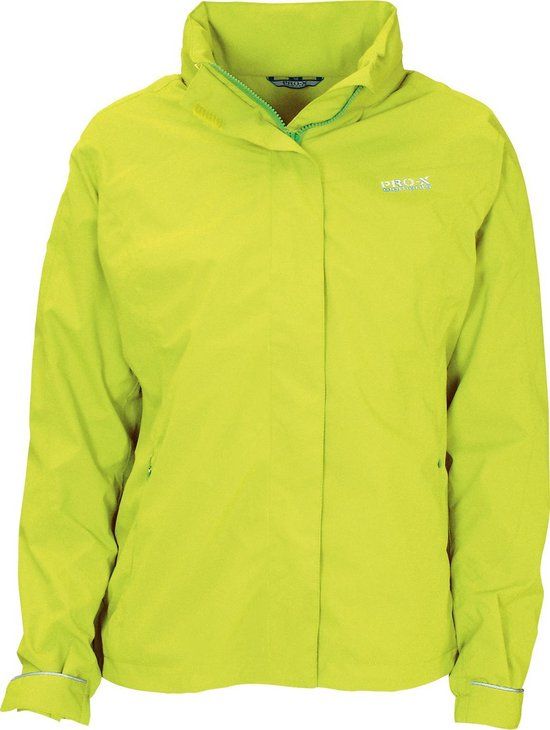 Pro-X Elements Dames regenjas Melinda Neon geel Maat 46