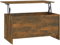 vidaXL salontafel 102x55,5x52,5 cm bewerkt hout gerookt eikenkleurig