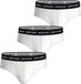 Björn Borg Cotton Stretch brief - heren slips (3-pack) - wit met zwarte band