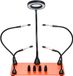Merkloos / Sans marque Shanghai Sishun Technology Co., Ltd Magnetische Hulp Handen Lotenstation met Instelbare Armen, LED Vergrootlamp, PCB-Houders en Sterke Basis voor Elektronica, Handwerk en DIY-Projecten