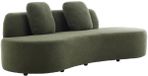 sweeek - 3-zits organische komma bank in boucléstof l 232 x b 97 x h 68cm