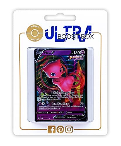 my-booster Mew V (Mew V) 113/264 Fusion Strike - Myboost X Epée et Bouclier 8 - Poing de Fusion - Doos met 10 Franse Pokemon kaarten