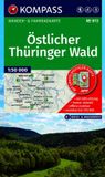 KOMPASS Wanderkarte 813 Östlicher Thüringer Wald 1:50.000