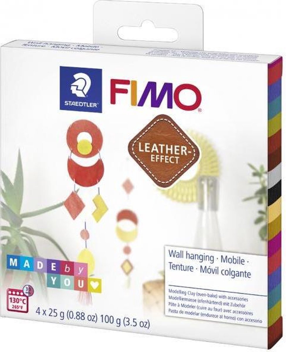 Staedtler Muurhanger Maken Leder-look Fimo Klei 15-delig