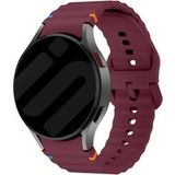 Strap-it Samsung Bracelet Wave Samsung Galaxy Watch FE (rouge vin)