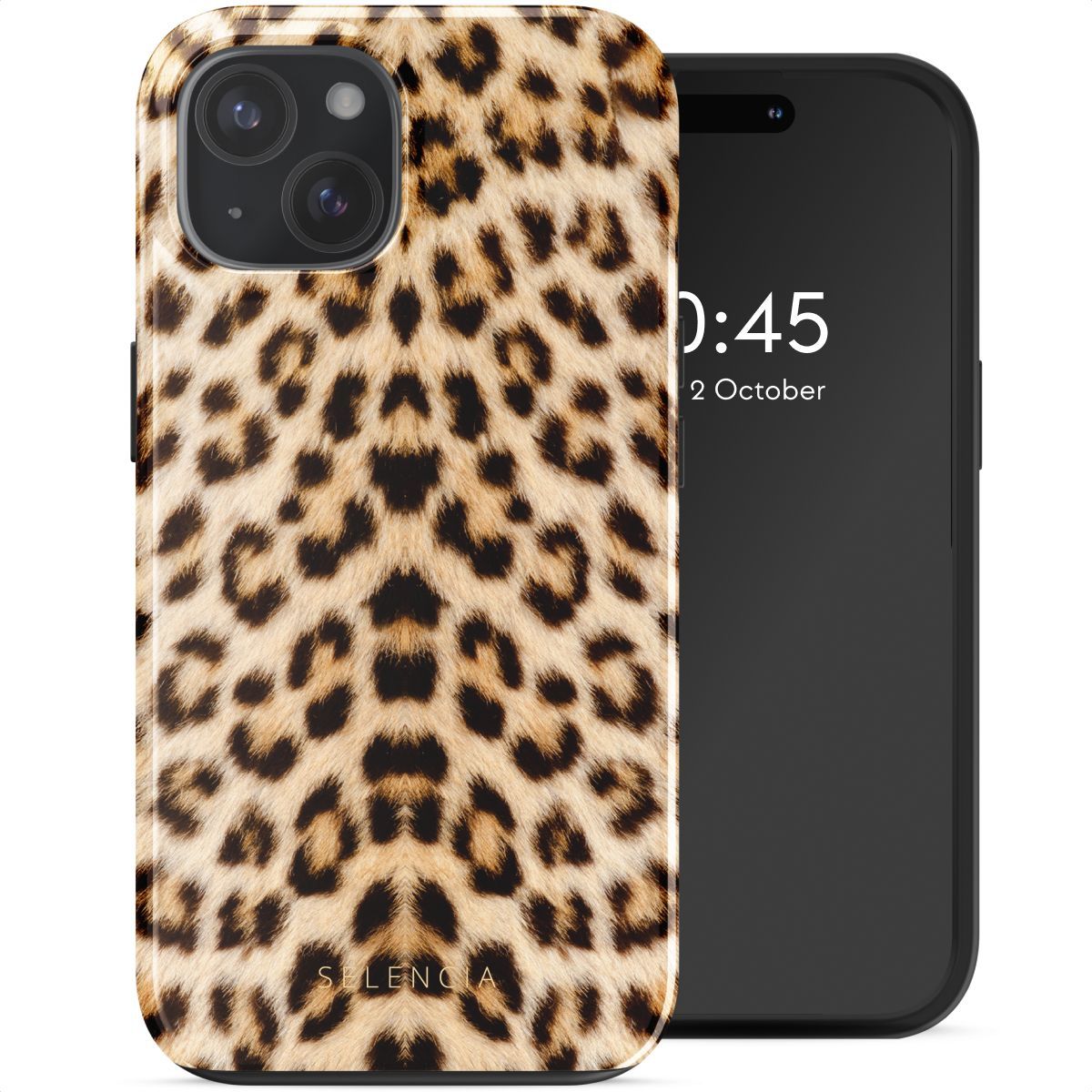 Selencia Vivid Tough Backcover met MagSafe voor de iPhone 15 - Wild Leo