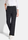 Goldner Jerseybroek Elegante zakelijke broek VERA in tweed