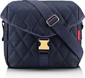 Reisenthel Saddle Bag M Crossbodytas - 3,5L - Rhombus Midnight Gold Blauw