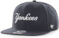 47 Brand New York Yankees No Shot Script Snapback Pet Navy Wol Unisex Volwassenen