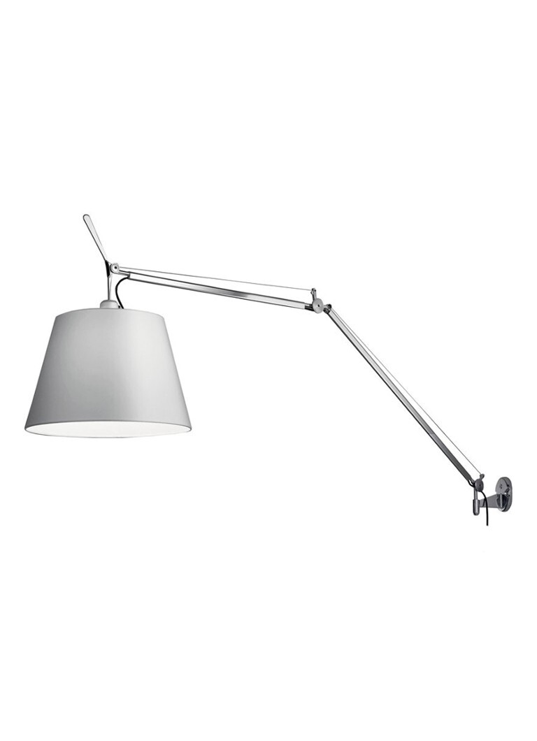 Artemide Tolomeo Mega parete wandlamp met dimmer aluminium 206 cm x Ø32 cm