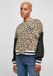 Urban Classics AOP Oversized Sweat College Jacket Zwart/Beige XL