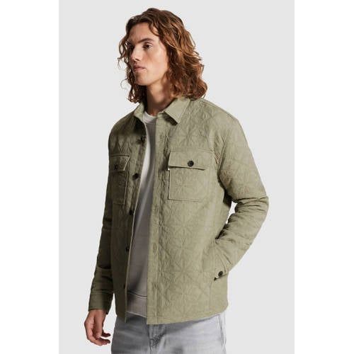 Cast Iron overshirt groen