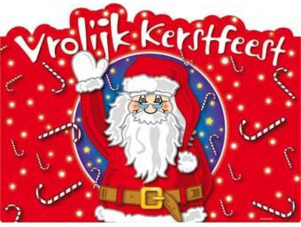 Kerstman Deurbord 48cm