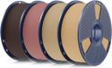 Hout PLA Filament 1.75mm - filament pour imprimante 3D - 4kg Bois+Érable+Noyer+Cerise