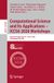 Computational Springer Nature Lecture Notes in Computer Science 16765: Computational Science and Its Applications – ICCSA 2026 Workshops