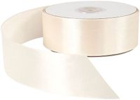 Creativ Company Satijn lint, 38 mm, crème, 50 m