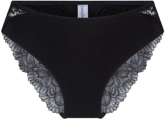 LingaDore Lace Slip Dames Zwart XXL