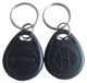 Proximity fob RFID-tag - Porte-clés - 125 kHz Em4100 - 10 pièces - Noir