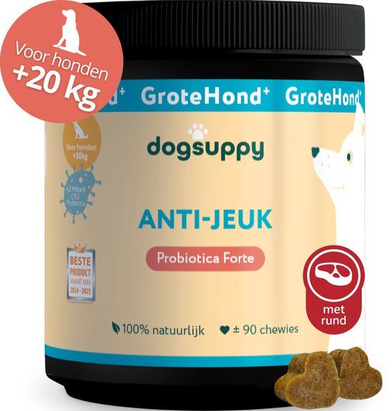 DogSuppy GroteHond⁺ Anti-Jeuk - Rund - 90 stuks