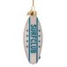 Vondels Boule de Noël - Planche de Surf 11cm en Verre, Blanc
