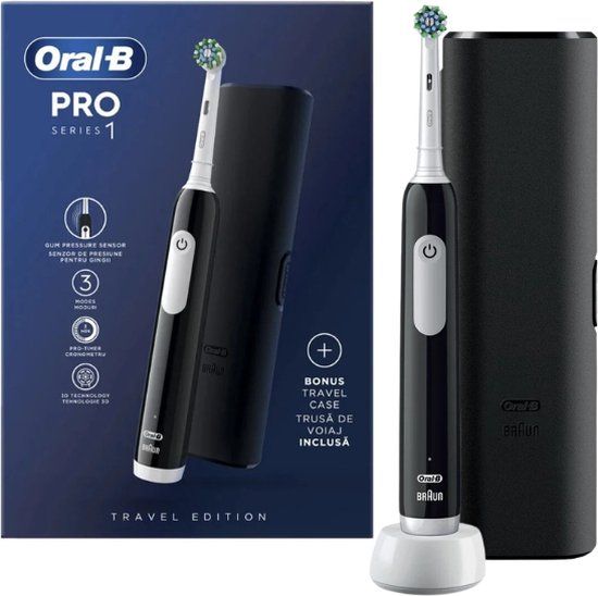 Oral-B PRO Series 1 Black Elektrische Tandenborstel - Zwart