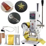 Machine de marquage à chaud 5x7cm en acier inoxydable pour PVC cuir papier