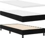 vidaXL Boxspringbed met hoofdbord zwart 90 x 190 cm fluweel
