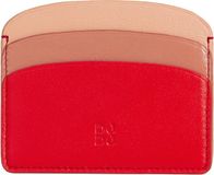 DuDu Boracay Kredietkaart etui Leer 10 cm - 4 Sleuven - flame red