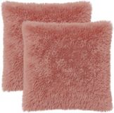 vidaXL - Kussensloop - 2 stuks - HEERLEN - Roze - 80 x 80 cm - Katoensatijn