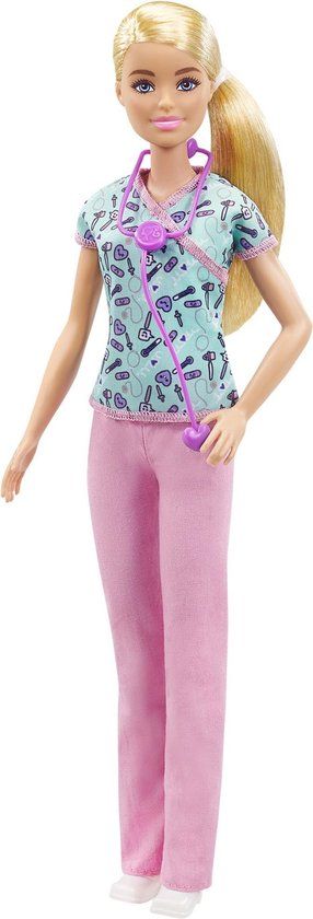 Barbie Core Beroepen Verpleegkundige Pop - GTW39
