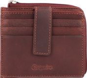 Esquire Oslo creditcard etui RFID leer 10,5 cm - 9 Sleuven - donkerbruin