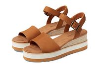 TOMS Women's Diana Sandal TAN Leather 6 M