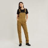 G-Star Slim Dungaree s\l wmn Jumpsuit Dames Katoen Elastaan Korte mouw Casual Lente/Zomer 2025