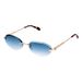 Just Cavalli Sjc155 Lunettes de soleil ovales Bleu Bleu dégradé Bleu/CAT2