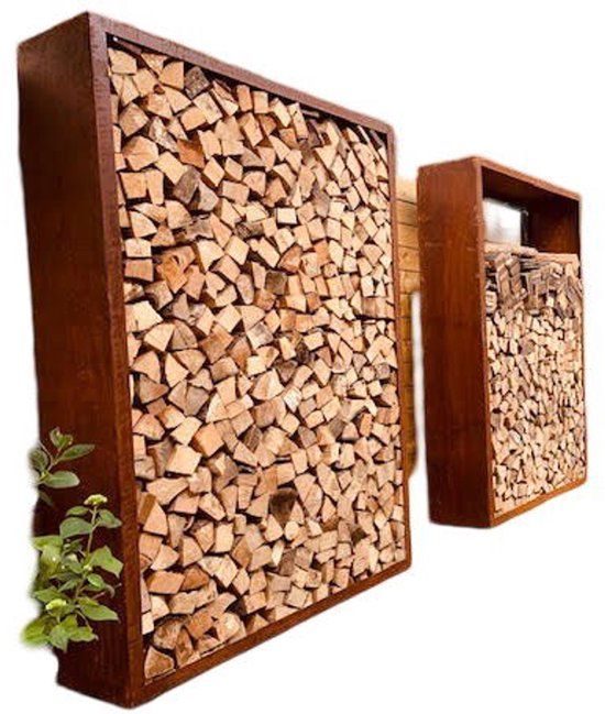 Geroba Houtopslag Egura 100 x 38,5 x 100 cm
