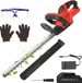 StarTech Accuheggenscharen Elektrische heggentrimmer 56 cm 1500 omwentelingen per minuut 18V accu Set met 1 accu en 1 oplader Rood