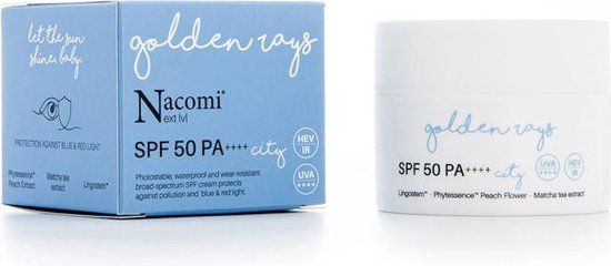 Nacomi NXT Gezichtscreme SPF 50 UV City - 50ml