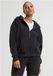 Urban Classics Jacquard Velvet Oversized Vest met capuchon - 3XL - Zwart