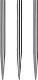 Mission Glide Dart Points - Silver 40mm