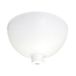 Tibelec Cache-fils plastique blanc demi sphère, diamètre 100mm, vis de blocage intégrée, garantie 5 ans