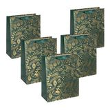 SIGEL GT118 grote premium cadeauzakjes van papier, set van 5, 26 x 33 cm, groen