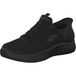 Skechers Dames Summits Sr Enslee Espadrilles, Zwart textiel, 38 EU