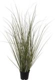 Louis Maes Pennisetum siergras kunstplant - zwarte pot - 50 cm