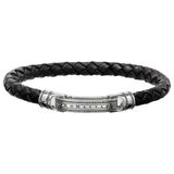 Thomas Sabo - Unisex Armband - Leer - Zwart - 15 cm